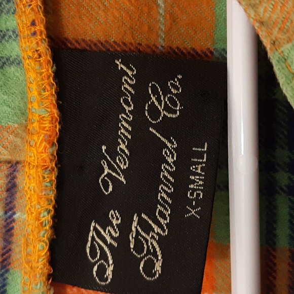 Flannel jacket/hoodie orange Vermont Fannel - Picture 4 of 4
